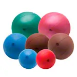 TOGU medicine ball made of Ruton,  21 cm, 1 kg, red