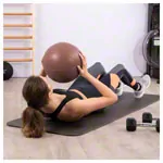 TOGU medicine ball made of Ruton,  28 cm, 1.5 kg, brown