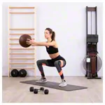 TOGU medicine ball made of Ruton,  28 cm, 2 kg, brown