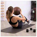 TOGU medicine ball made of Ruton,  28 cm, 2 kg, brown