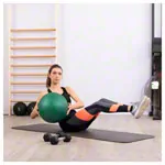 TOGU medicine ball made of Ruton,  34 cm, 4 kg, green