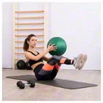 TOGU medicine ball made of Ruton,  34 cm, 4 kg, green
