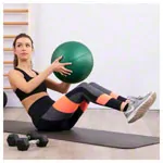 TOGU medicine ball made of Ruton,  34 cm, 4 kg, green