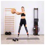 Medicine ball, made of leather,  28 cm, 4 kg