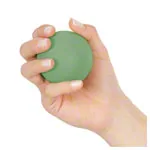 Sponge rubber ball, set of 4:  62 mm, blue, green, red, yellow