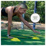 Image shows Marking domes with holder, � 20 cm, 51 pieces