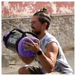 Gymstick Fitnessbag, 10 kg, purple,  22,5x55 cm