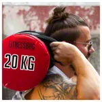 Gymstick Fitnessbag, 20 kg, red,  25 cm x 60 cm