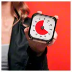 Time Timer Table Clock with acoustic signal, small, 7,5x7,5 cm