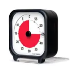 Image shows Time Timer Table Clock with acoustic signal, small, 7,5x7,5 cm