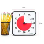 Time Timer Table Clock with acoustic signal, medium, 18x18 cm