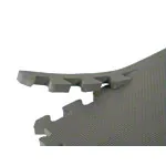 Vario-Step gymnastics mat, LxWxH 60x60x1.4 cm, black gray