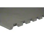 Vario-Step gymnastics mat, LxWxH 60x60x1.4 cm, black gray