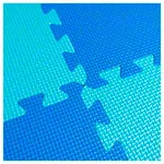 Vario-Top exercise mat, LxWxH 100x100x2.5 cm, green