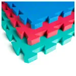 Image shows Vario-Top exercise mat, LxWxH 100x100x2.5 cm, green