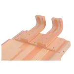 Sliding and climbing board for wall bars