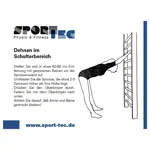 Wall bars, WxH 80x210 cm, 12 bars