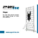 Wall bars combination, complete, 3-pcs.