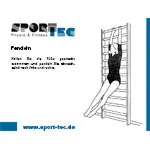 Wall bars combination, complete, 3-pcs.