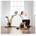 Image shows NOHrD Abdominal and Back Trainer Triatrainer, nut tree, pleather