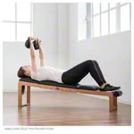 Image shows NOHrD Abdominal and Back Trainer Triatrainer, nut tree, pleather