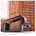 Image shows NOHrD Abdominal and Back Trainer Triatrainer, nut tree, pleather
