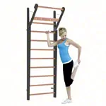 NOHrD Wall bars Club-Sport, foldout, HxWxD 230x80x13 cm, 10 bars
