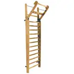 NOHrD Wall bars oak, foldout, HxWxD 230x80x13 cm, 14 bars
