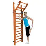 NOHrD Wall bars cherry, foldout, HxWxD 230x80x13 cm, 14 bars