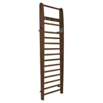 NOHrD Wall bars nut tree, foldout, HxWxD 230x80x13 cm, 14 bars
