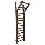 NOHrD Wall bars nut tree, foldout, HxWxD 230x80x13 cm, 14 bars