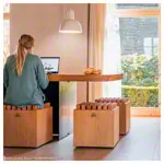 NOHrD Stool HedgeHock, Oak