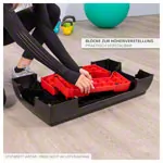 Height adjustment for quilting board, pair