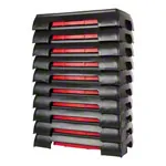 Step board, 2-way adjustable, black