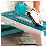 Image shows REEBOK Step semi-professional incl. DVD, white-cyan