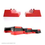 Image shows Reebock Step professional Stand, Pair