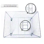 Image shows Ball Carts Standard with lid, 2-pcs., 392 L, movable