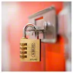 Security padlock, with combination of numbers