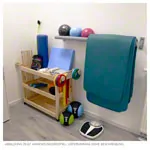 Image shows Gymnastics equipment trolleys exclusive set, 44-piece