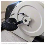 Image shows Installation of Pedal Arms for ERGO-FIT Ergometers
