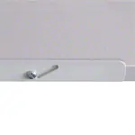 Reference edge for sit-stand work table, 56x0.5 cm