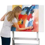 Reference edge for sit-stand work table, 56x0.5 cm