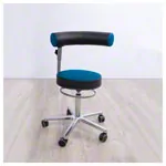 Image shows Sanus health chair with height-adjustable lean, 52-72 cm, imitation leather