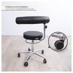 Image shows Sanus health chair with height-adjustable lean, 52-72 cm, imitation leather