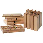 Pertra complete set including 7 suitcases and one suitcase-shelf cart, 2353-pcs.