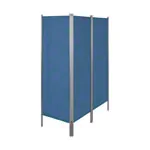 Lightweight screen 3-leaf, HxQ 165x156 cm