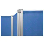 Lightweight screen 4-leaf, HxB 165x204 cm