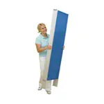 Lightweight screen 4-leaf, HxB 165x204 cm