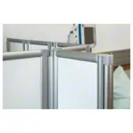 Folding wall flexible 5-bladed, HxW 165x150 cm, blue
