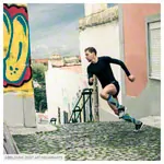 Image shows Bauerfeind Sports Run Performance sports and running socks Mid Cut men